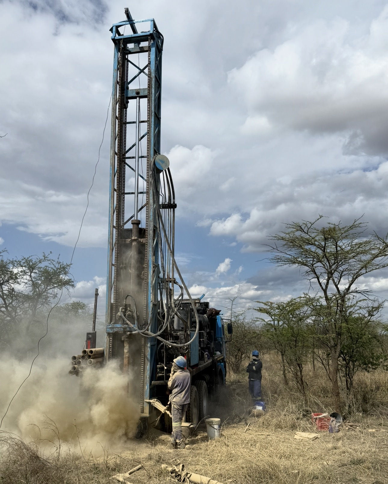 Solar panel installation underway